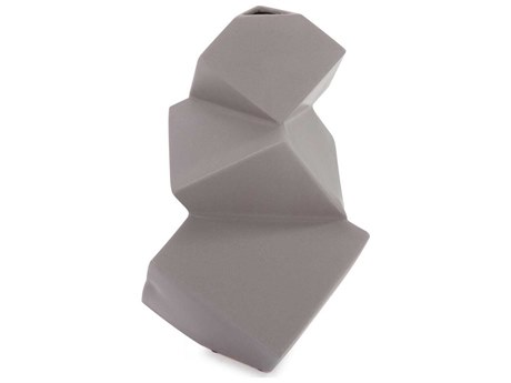 Howard Elliott Cubic Taupe Vase