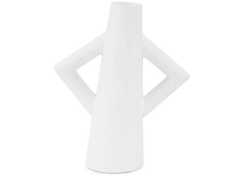Howard Elliott Astrid Matte White Vase