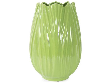 Howard Elliott Field Glossy Green Vase
