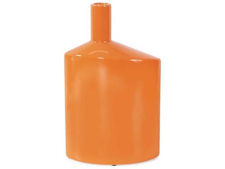 Howard Elliott Valencia Glossy Orange Vase