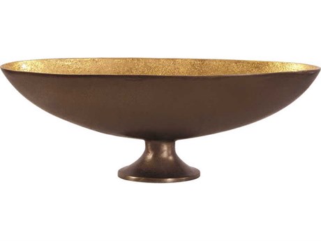 Howard Elliott Bronze / Gold Decorative Bowl