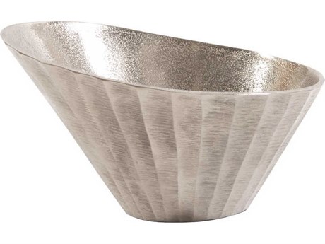 Howard Elliott Metallic Silver 9" Decorative Bowl