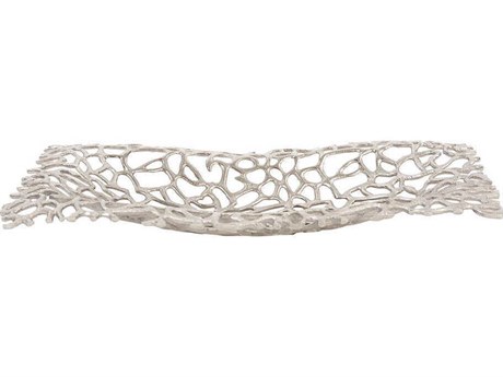 Howard Elliott Branch Silver Serving Tray