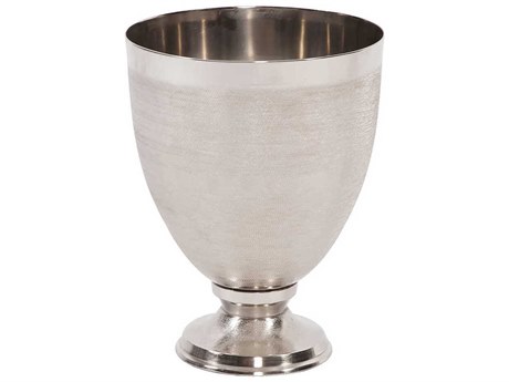 Howard Elliott Textured Silver Goblet Vase