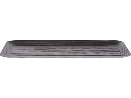 Howard Elliott Chiseled Black Serving Tray