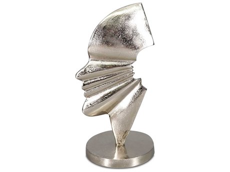 Howard Elliott Abstract Bright Silver Abstract Beauty Sculpture