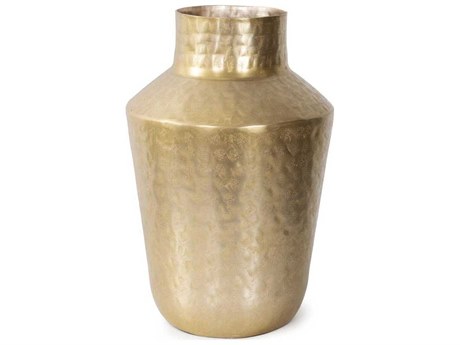 Howard Elliott Espen Matte Gold Wide Mouth Slanted Jar