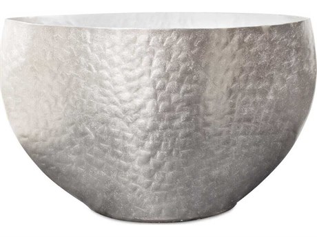 Howard Elliott Espen Bright Silver Oval Decorative Bowl