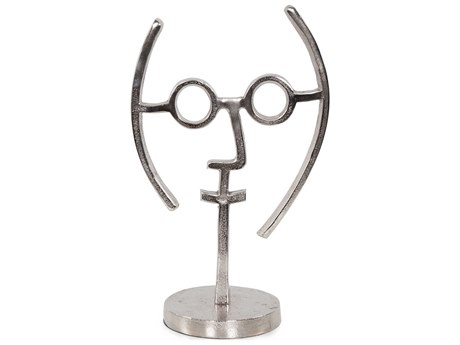 Howard Elliott Bright Silver Here's Looking at You Sculpture