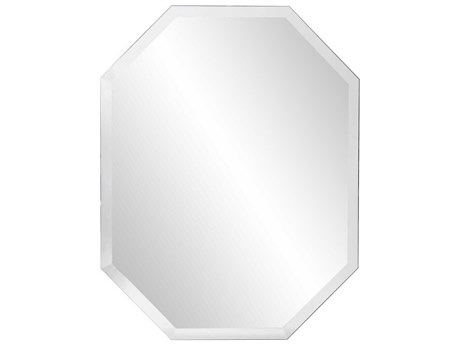 Howard Elliott Octagonal Silver Wall Mirror