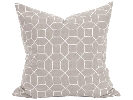 Howard Elliott Davida Kay Trellis Slate 24" x 24" Pillow