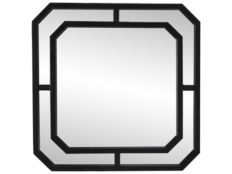 Howard Elliott Dexter Black Square Wall Mirror