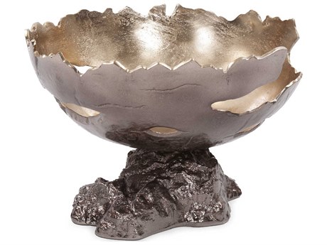 Howard Elliott Pompei Cast Aluminum Decorative Bowl