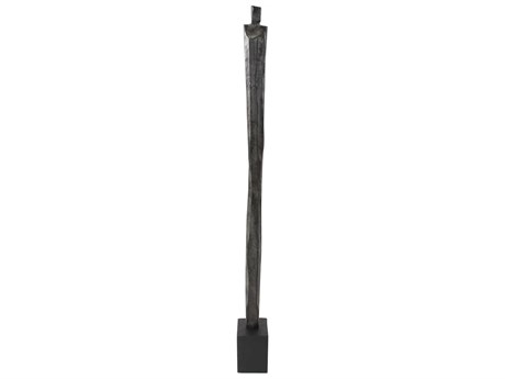 Howard Elliott Textured Aged Black Male Fortitude Sculpture