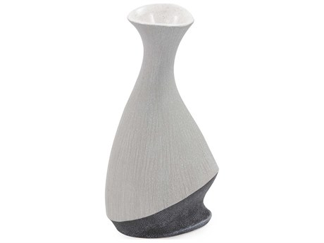 Howard Elliott Balance Two Tone Gray 9" High Vase