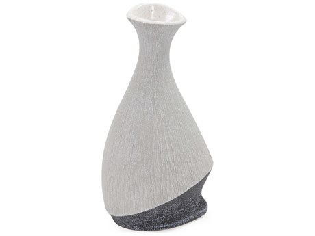 Howard Elliott Balance Two Tone Gray 12" High Vase