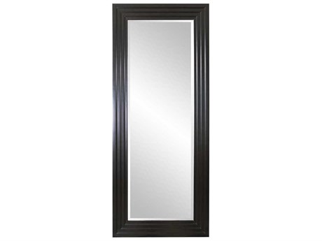 Howard Elliott Delano Espresso Brown Rectangular Wall Mirror