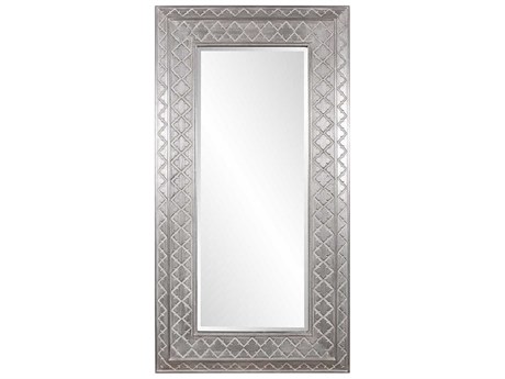 Howard Elliott Bianca Silver Rectangular Wall Mirror