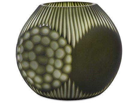 Howard Elliott Cebu Forest Green Vase