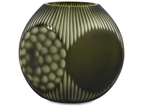 Howard Elliott Cebu Forest Green Vase