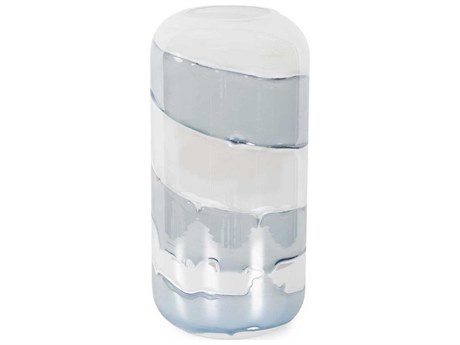 Howard Elliott Glacier Bay Rounded Edged Cylindrical Vase