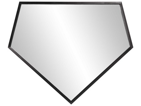 Howard Elliott Quintin Black Wall Mirror