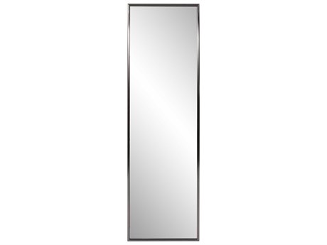 Howard Elliott Yorkville Brushed Titanium Rectangular Wall Mirror