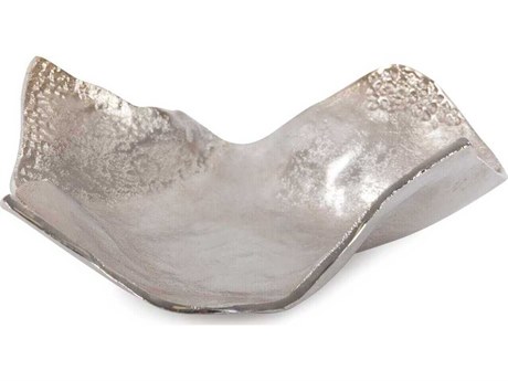 Howard Elliott Hammered Champagne Decorative Bowl