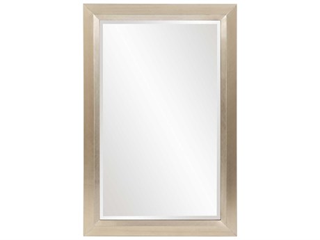 Howard Elliott Avery Champagne Silver Rectangular Wall Mirror