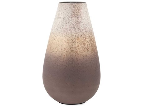 Howard Elliott Alana Ombre Taupe Bronze Vase