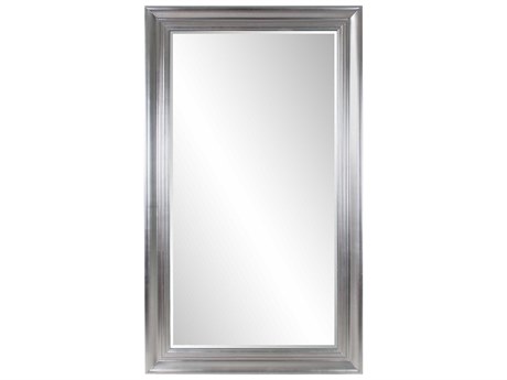 Howard Elliott Oversized Tierney Bright Silver Rectangular Wall Mirror