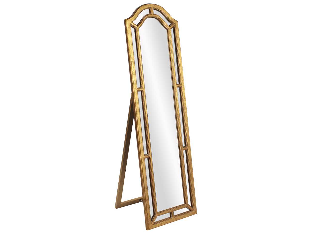 Howard Elliott Mark Gold Leaner Floor Mirror HE56144