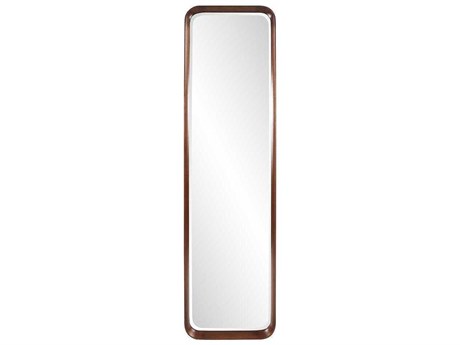Howard Elliott Reagan Reddish Brown Rectangular Wall Mirror