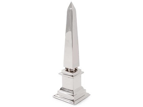 Howard Elliott Silver Stainless Steel Obelisk
