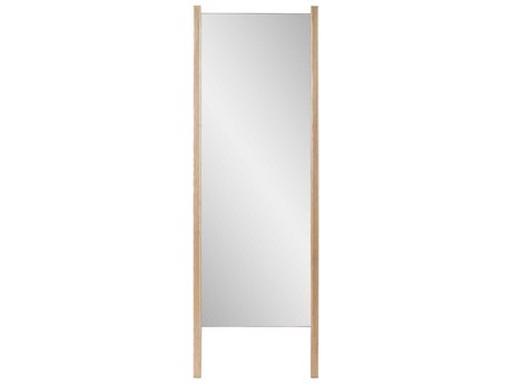 Howard Elliott Emil Wooden Brown Rectangular Floor Mirror