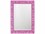 Howard Elliott Bristol Glossy Royal Purple 26''W x 36''H Rectangular Wall Mirror  HE6041RP