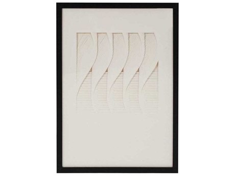 Howard Elliott Dimensional Paper Twist Shadowbox Art