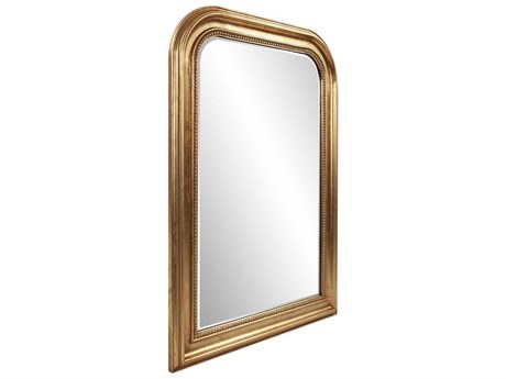 Howard Elliott French Philippe Antique Gold Rectangular Wall Mirror