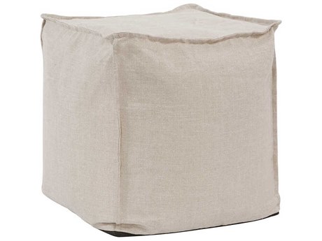 Howard Elliott Upholstered Square Pouf