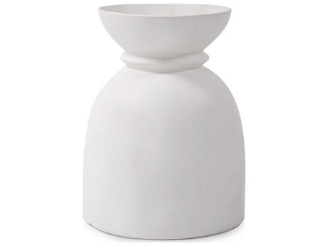Howard Elliott Elbee Matte White Vase