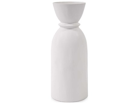 Howard Elliott Elbee Matte White Vase