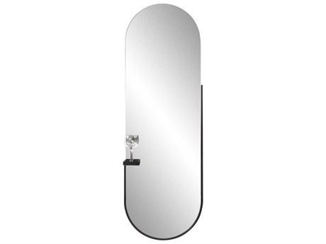 Howard Elliott Torvic Wall Matte Back Oval Wall Mirror