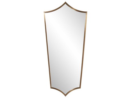 Howard Elliott Antioch Brass Wall Mirror