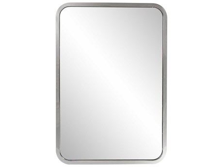 Howard Elliott Simone Silver Rectangular Wall Mirror