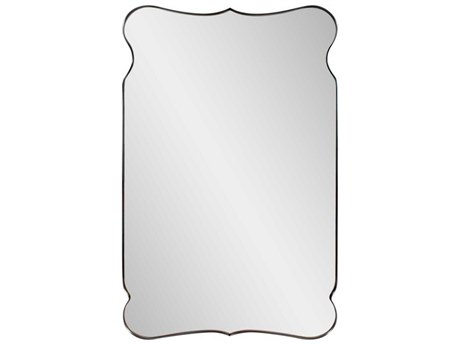 Howard Elliott Arabian Night Brushed Black Rectangular Wall Mirror