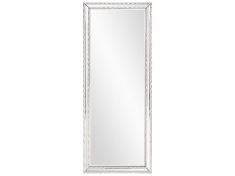 Howard Elliott Gemma Beaded Glass Trim Rectangular Wall Mirror