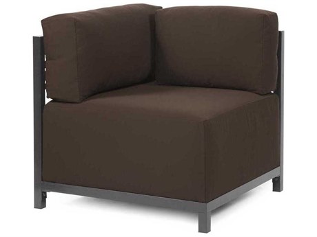 Howard Elliott Outdoor Axis Seascape Chocolate Fabric Cushion Lounge Chair