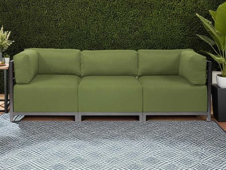 Howard Elliott Outdoor Axis Seascape Moss Fabric Cushion Sofa