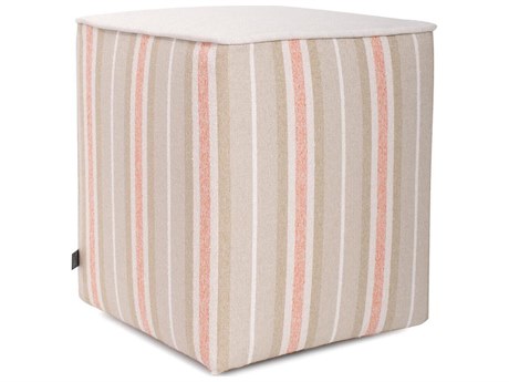 Howard Elliott Outdoor Universal Dune Terra Fabric Cushion Ottoman
