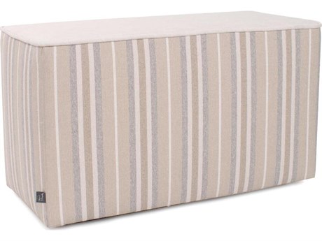 Howard Elliott Outdoor Universal Dune Sand Fabric Cushion Bench